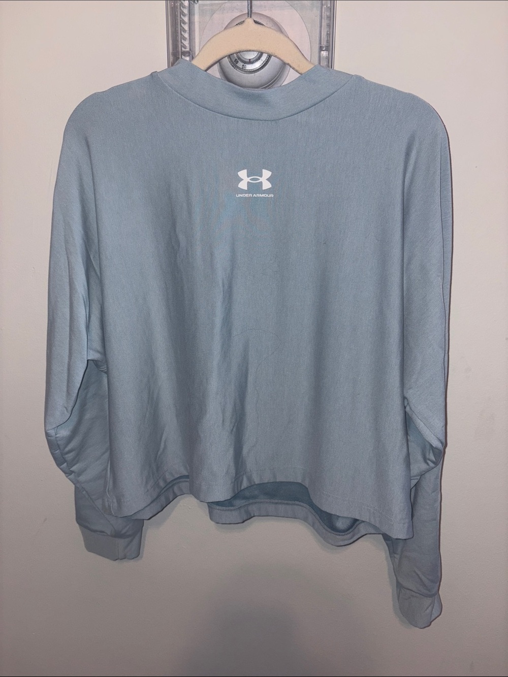 Under Armour Women's Pale Blue Long Sleeve Performance Pullover